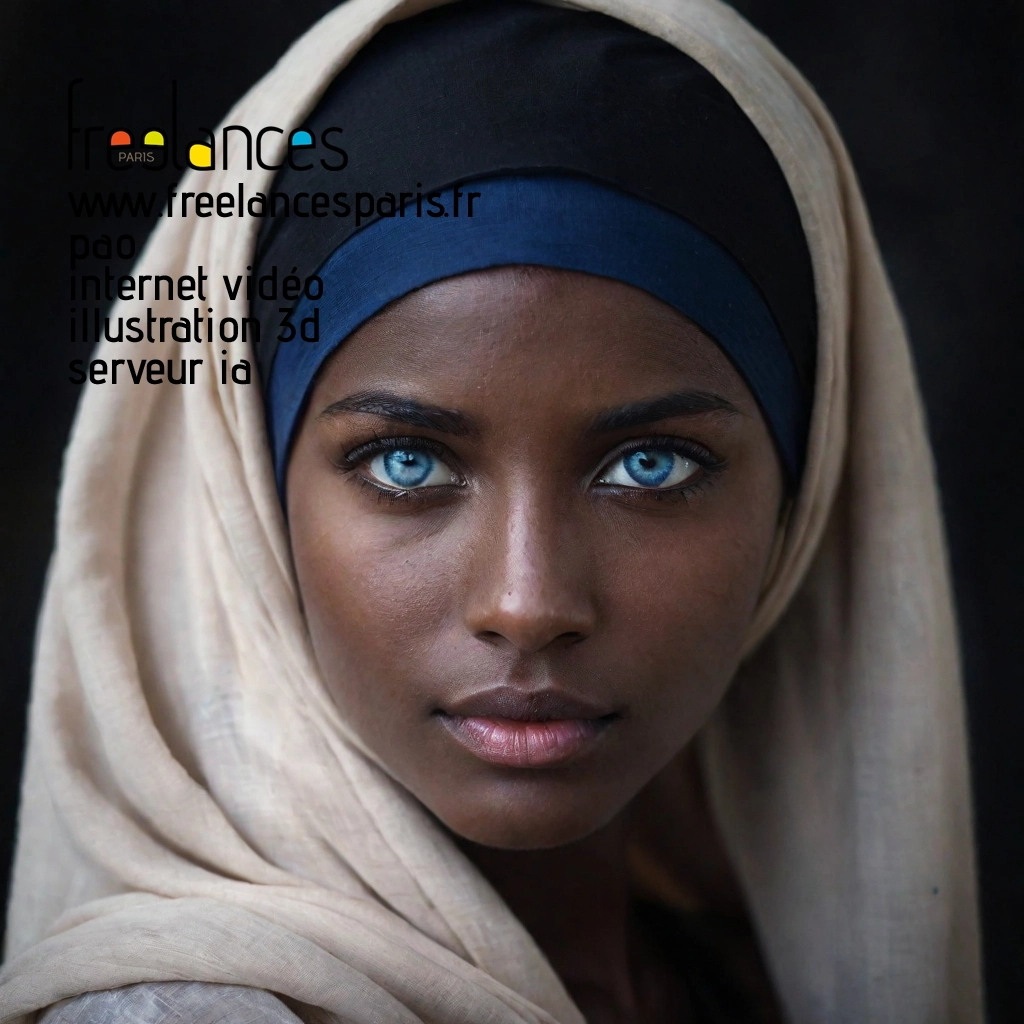 Pao mise en page internet vidéo illustration 3d serveur IA générative AI freelance paris studio de création magazines 739cjig0